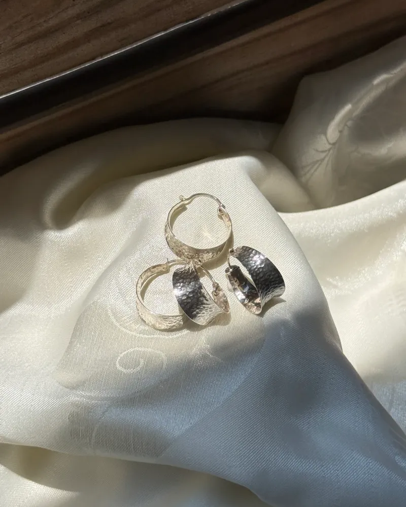 耳環 Earring — NIRA 尼泊爾手工 925 純銀